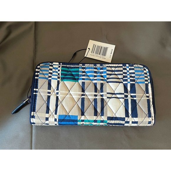 NWT Vera Bradley RFID Georgia Wallet - Santiago woven in Signature Cotton - Picture 7 of 7